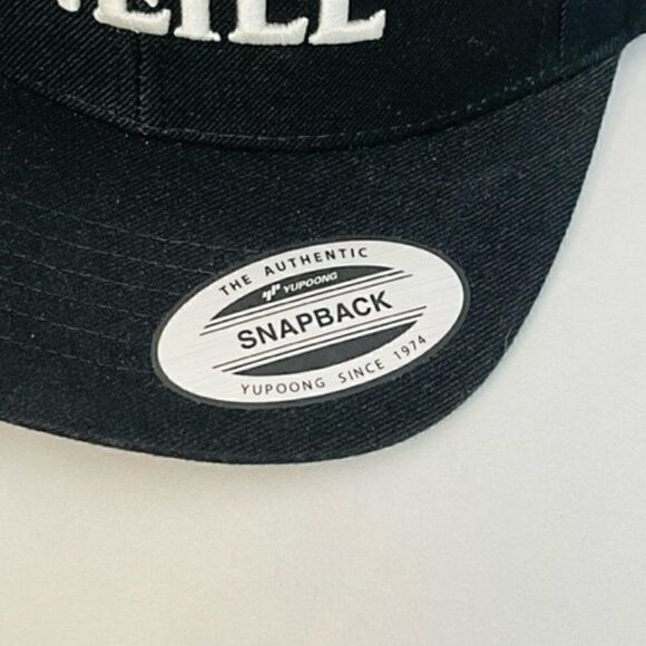 O'Neill Men's Hat Black White Adjustable Baseball Snapback Cap - Picture 3 of 7